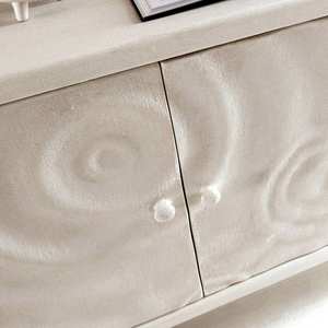 Aparador de 3 puertas Vandana Stellar Altis en madera blanca con efecto hormigón - Product Image 2