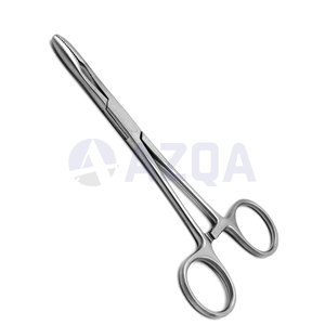 คีมจับสำลีทางทันตกรรม ยี่ห้อ Dental Maier Gross ทำจากสแตนเลส ปลายหยัก มีแบบตรงและแบบโค้งให้เลือก - Product Image 5