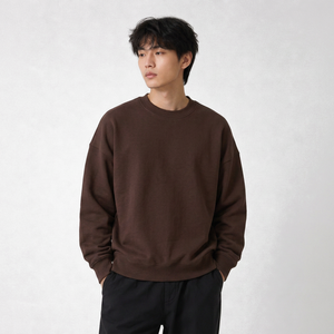 Wholesale custom 400gsm fleece sweatshirt with cotton fleece and private label for US apparel retailers - Product Image 5