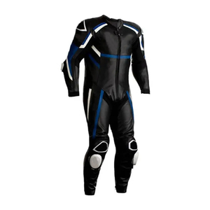 Overol de Trabajo de Poliéster Negro para Hombre con Detalles Azules y Blancos, Resistente a la Abrasión, Transpirable, Manga Larga, Uniforme Industrial, Talla XL - Product Image 1