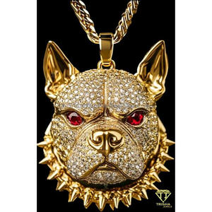 Exclusive Animal Pendant With Premium Moissanite Diamond Stones And Fashion Streetwear Look - Product Image 3