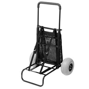 Carrello da Spiaggia Pieghevole con Ruote Grandi 20.1 x 14.6 Pollici, Ruote a Palloncino da 9 Pollici, Piattaforma di Carico 165 Libbre, Carrello da Campeggio con Capacità di Carico 165 Libbre - Product Image 6