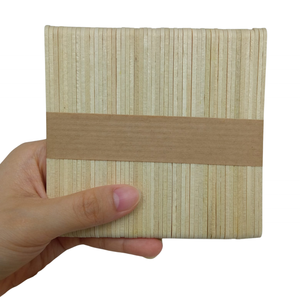 Palitos de helado de madera rectos ecológicos de 114mm y 93mm para hacer paletas Fuente de materia prima disponible - Product Image 1