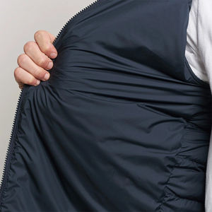 Vestes d'hiver matelassées pour hommes adultes, à capuche, fermeture éclair, couleur noire et bleu marine, imperméables, coupe-vent, personnalisables - Product Image 6