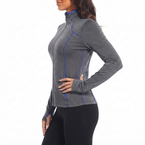 New Fashion Outdoor Casual Women <b>Yoga</b> <b>jacket</b> in top quality reversible breathable Women <b>Yoga</b> <b>jacket</b> with color customized - Product Image 3