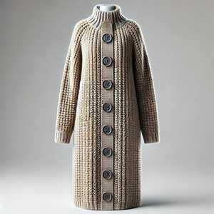 Cardigan en tricot gris clair pour femme, col en V, manches longues, broderie florale, style doux, haut de printemps - Product Image 2