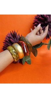 Brazalete de Resina Hecho a Mano, Moderno y Elegante, para Chicas y Mujeres, Regalos de Buena Calidad con el Mejor Acabado - Product Image 3