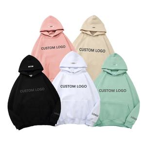 Sudaderas con capucha unisex de alta calidad anti-encogimiento más sudaderas con capucha de tamaño puff estampado con multicolor. - Product Image 3