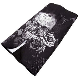 Shorts MMA pour hommes, impression par sublimation, motif crâne et rose, séchage rapide, polyester, coupe classique, vêtements d'arts martiaux mixtes, style adulte - Product Image 3