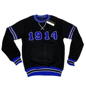 Sudadera de Fraternidad Griega Phi Beta Sigma Negra 1914 para Hombre, Cuello Redondo, Tejido Premium, Ajuste Cómodo, Ropa Casual - Product Image 2