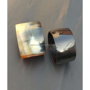 Coupleur de tube solide MonoHorn | Connecteur en corne de buffle minimaliste avec finition mate lisse pour l'artisanat moderne | Fourniture en vrac personnalisée - Product Image 6