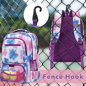 Bolsas de deporte de pádel de nailon impermeables y ligeras, fabricadas en fábrica, con impresión de logotipo personalizado, bolsas de tenis de neopreno. - Product Image 6