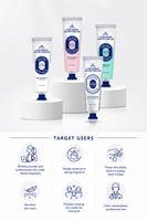 Crème pour les mains parfumée au céramide BIAlfekt 50 ml, beurre de karité hydratant, non collant, absorption rapide, soin coréen de la peau, centella pour la peau