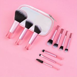 Set di 23 Pennelli da Trucco Mini Portatili con Borsa per Principianti, Include Pennelli per Ombretto e Cipria, con 1 Borsa per il Trucco - Product Image 5