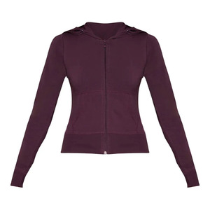 Nouvel Arrivage 2026 Ensemble Survêtement Court Décontracté pour Femme, Bordeaux, à Capuche, Manches Longues, 100% Coton Respirant, avec Pantalon Évasé et Sweat à Capuche - Product Image 5