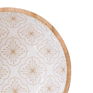 Bol en bois de style rustique et campagnard, authentique, fait main, écologique, pour le rangement des fruits, la présentation des salades et l'organisation de la cuisine - Product Image 4