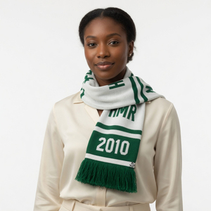 Greek Apparel Heritage Masonic Regalia Women Scarf Sorority Fraternity Green <b>White</b> <b>Acrylic</b> Knitted Long Scarf Adult Shawl - Product Image 4