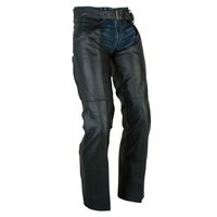 Chaps en cuir respirants pour hommes, style sportswear, grandes tailles US, en cuir noir de luxe, pour la moto, la mode et les clubs d'automobile