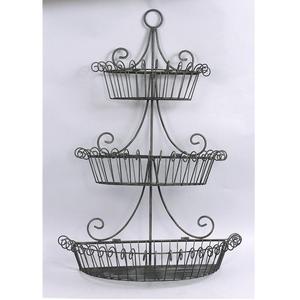 Cesta compacta de metal para colgar en la pared, ideal para apartamentos pequeños y soluciones decorativas de almacenamiento en la pared. - Product Image 1