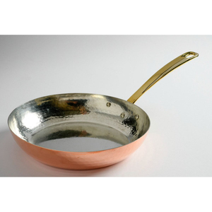 Sartén nórdica de cobre martillado con mango de aleación de zinc, forma redonda, utensilio de cocina duradero para estufas de gas e inducción - Product Image 2