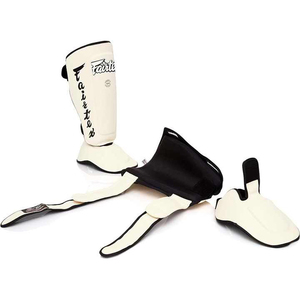 Protections de tibias Fairtex de haute qualité pour l'entraînement au Muay Thai et au kickboxing, vente en gros, design personnalisé, cuir professionnel, protection de tibias Fairtex pour MMA - Product Image 6