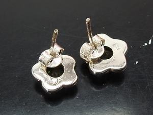 Boucles d'oreilles clous en péridot facetté cabochon, argent sterling 925, forme de fleur tendance, sertissage en canal, bijoux fins uniques, cadeau pour - Product Image 6