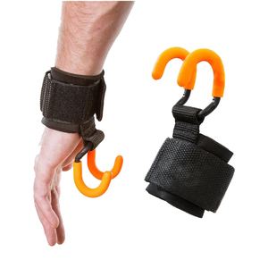 Crochets de barre en néoprène à prix de gros pour la musculation et le bodybuilding, support de poignet antidérapant, équipement de sécurité - Product Image 6