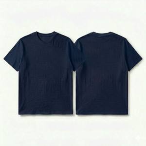 Camiseta lisa para hombre, manga corta, color sólido, estilo deportivo, básica, para Europa y estilo americano, camisetas para hombre. - Product Image 1