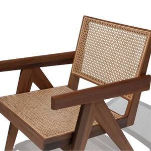 Ensemble de canapés de jardin en teck de luxe, structure en teck massif, coussins résistants aux intempéries, mobilier de salon d'extérieur - Product Image 5