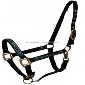 เชือกแขวนคอไนลอนสำหรับม้า-เชือกแขวนคอม้าระดับเริ่มต้นทางเศรษฐกิจ-สีสันสดใสสีดำและสีน้ำตาล-สีสารพันเป็นไปได้ - Product Image 2