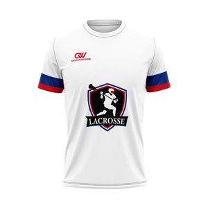 OEM/ODM Custom Raglan Sleeve Lacrosse Shooting Shirt Two Tone Quick Dry 100%Polyester Fiber Team Training <b>Top</b> Manufacturer - Product Image 1