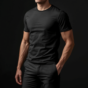 ชุดเสื้อยืดลำลองและกางเกงขายาว ผ้าฝ้ายผสมโพลีเอสเตอร์ ชุดเข้าชุด พร้อมบริการรับผลิตแบบ OEM ODM - Product Image 6