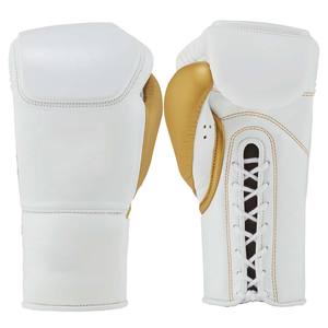 Guantes de Entrenamiento de Combate Profesional, Ligeros, de Cuero, con Logotipo Personalizado, Diseño de Color, Agarres Personalizables, Cordones para Boxeo - Product Image 2