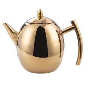 Luxury Metal <b>Tea</b> Coffee <b>Pot</b> Kettle Hot Water Kettle for Kitchen Home <b>Tea</b> Coffee Serving Use - Product Image 1