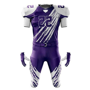 Dernier design OEM Ensemble maillot de rugby et de football Prix de gros Polyester respirant Uniforme américain pour équipes et clubs - Product Image 5