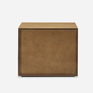 Mesa de Noche Jose Hecha de Madera de Caoba Sólida de Alta Calidad con Acabado Natural para Uso en Interiores. - Product Image 6