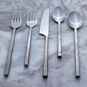 <b>Golden</b> Modern Minimalist Flatware <b>Set</b> High Mirror Polish Dishwasher Safe Eco-Friendly Wedding <b>Cutlery</b> Metal Handle - Product Image 3