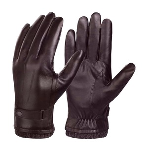 High Quality Leather Winter <b>Gloves</b> Thermal Insulated Warm <b>Gloves</b> for Cold Weather Outdoor Work Driving and Daily Wear - Product Image 2