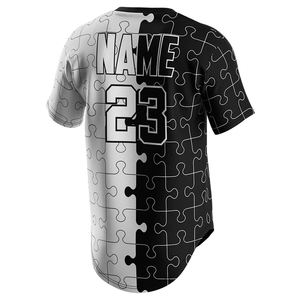 เสื้อเบสบอลพิมพ์ลายเปล่า เสื้อผ้ากีฬาลำลอง แห้งเร็ว ปักโลโก้ตามสั่ง ไซส์ใหญ่ ลายทาง - Product Image 4