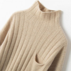 Pull en cachemire 100% de haute qualité pour femme, col roulé, pull en cachemire pour femme, pantalon, ensemble deux pièces - Product Image 1