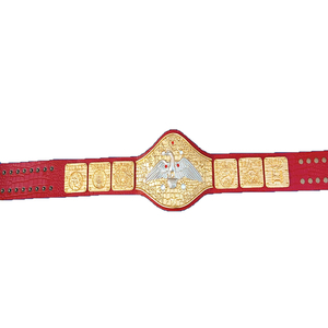 Cinturón de Campeonato con Cordones, Transpirable, de Cuero PU, para MMA, Boxeo, Muay Thai, Taekwondo, Entrenamiento, Evento Especial 2026 - Product Image 2