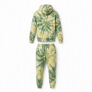 Conjunto Deportivo Tie Dye Moderno para Hombre, Hecho con Tela Transpirable, Ofrece una Sensación Suave, Diseño Elegante, Conjunto Deportivo Informal Tie Dye para Hombre - Product Image 6