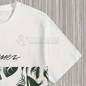 Conjunto de camiseta y pantalones cortos, conjunto de verano, tela ligera, corte relajado, ideal para actividades al aire libre y informales - Product Image 4