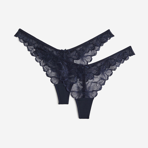 Culotte taille haute sans couture pour femme, style sportif, invisible, en Spandex/Nylon découpé au laser, avec nœud, respirante - Product Image 6