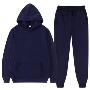 Sweat-shirt à capuche unisexe jaune, ensemble de survêtement à manches longues, couleur unie, 100% coton, coupe classique, vêtements décontractés d'hiver, fermeture à cordon - Product Image 5