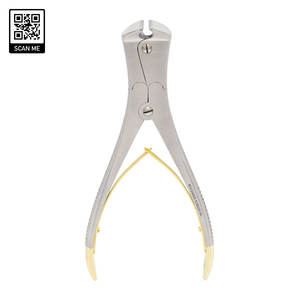 Pince orthopédique manuelle pour la coupe de fils, réutilisable, robuste, autoclavable, pour l'extraction de broches osseuses, instruments de précision pour la pliage et la coupe - Product Image 1