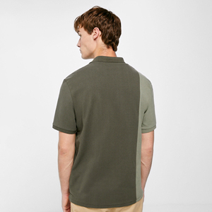 Chemises pour hommes unies en jersey respirant de haute qualité, vente en gros, 2026, logo brodé personnalisé, coupe classique, tenue décontractée - Product Image 4