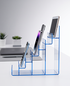 Exhibidores Acrílicos Transparentes Multiusos Modernos para Carteras, Gafas de Sol y Dispositivos Móviles - Product Image 2