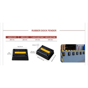 Defensa de muelle industrial de alta resistencia para protección de paredes de almacenes y seguridad en bahías de carga de camiones - Product Image 3