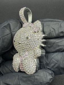 Pendentif en or et argent serti de diamants, de qualité supérieure, fabriqué à la main, pour les mariages ou les événements traditionnels, disponible à un prix abordable - Product Image 5